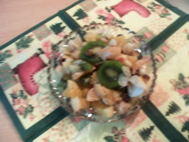 Rezept: Adventlicher Obstsalat mit Biss Bild Nr. 6 Adventlicher Obstsalat mit Biss - Rezept - Bild Nr. 6