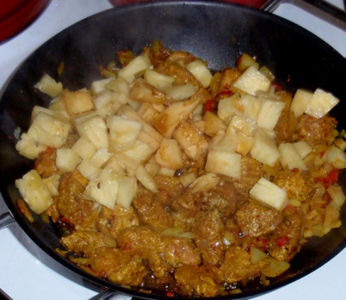 Ananas-Curry-Filet mit Basmatireis - Rezept - Bild Nr. 5