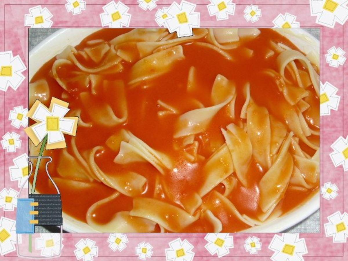 Bilder für Schneller Nudelauflauf mit Tomatencreme - Rezept