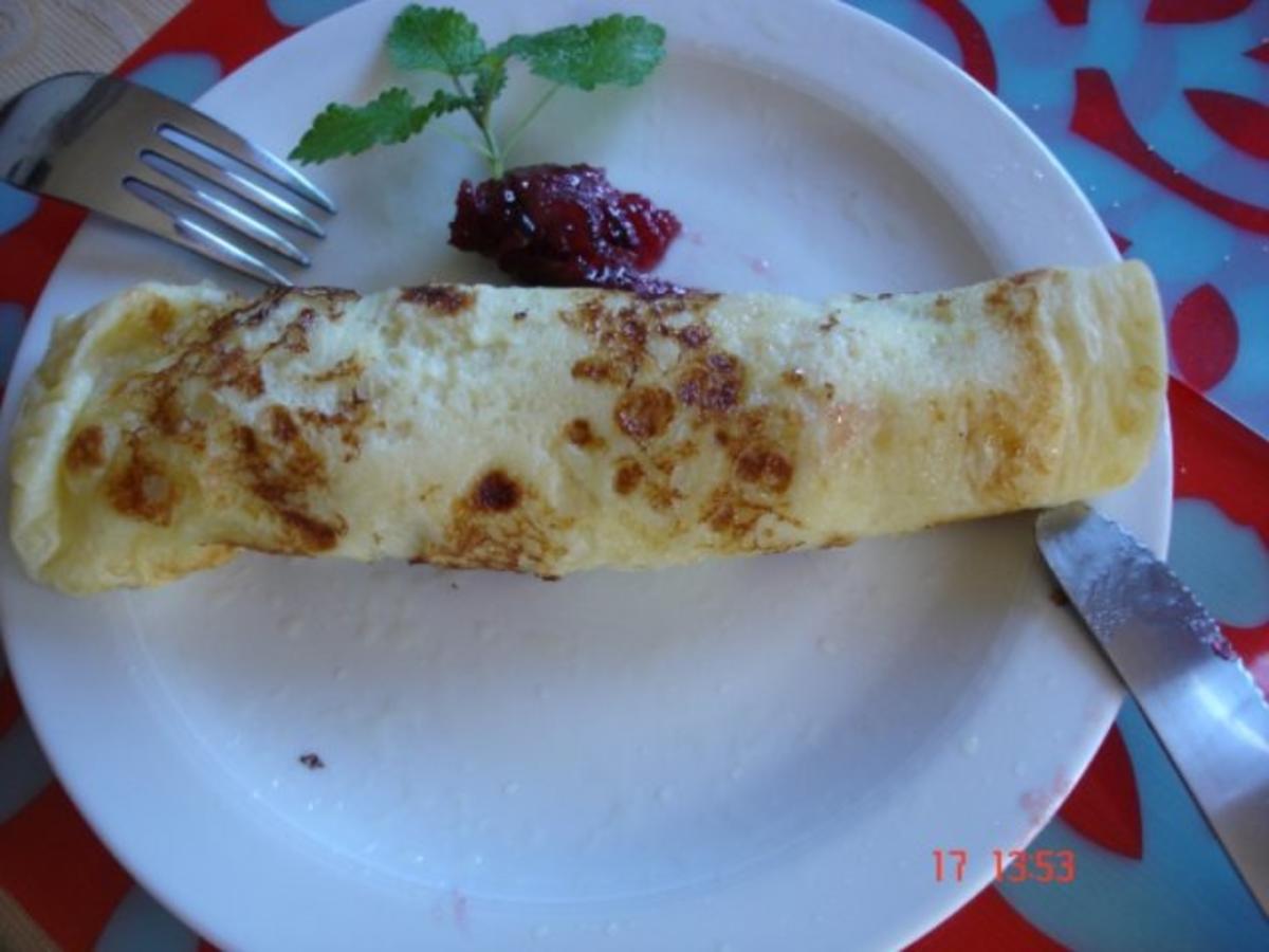 Eierkuchen Ein überliefertes Rezept von Mama Voh ! - Rezept mit Bild ...