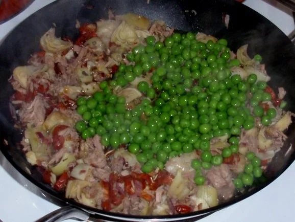 Spaghetti Tricolore mit (m)einer Thunfisch-Sauce - Rezept - Bild Nr. 8