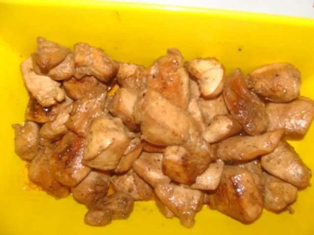 Geflügel : Süßsaure Hähnchenbrust mit Gemüse - Rezept - Bild Nr. 3