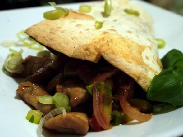 Rezept: Scharf gefüllte Tortillas Scharf gefüllte Tortillas - Rezept