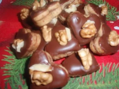 Rezept: Kekse: Walnussherzen Kekse: Walnussherzen - Rezept