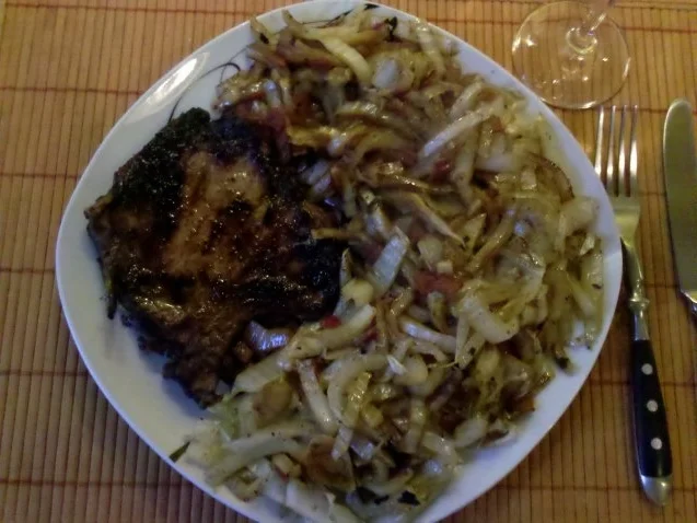 Fleisch: Asia-Kotelett mit geschmorten Chinakohl - Rezept - Bild Nr. 11