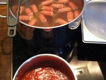 Rezept: Spagetti Bockwurst Monster Bild Nr. 5 Spagetti Bockwurst Monster - Rezept - Bild Nr. 5