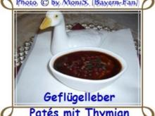 Geflügelleber - Patés mit Thymian - Rezept