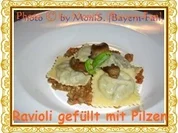 Ravioli gefüllt mit Pilzen - Rezept