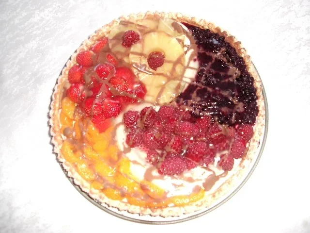 Rezept: Bunter Obstkuchen Bunter Obstkuchen - Rezept