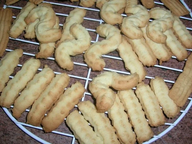 Spritzgebäck - ohne Schnickschnack - (nach alter Familientradition) Variante 2 - Rezept