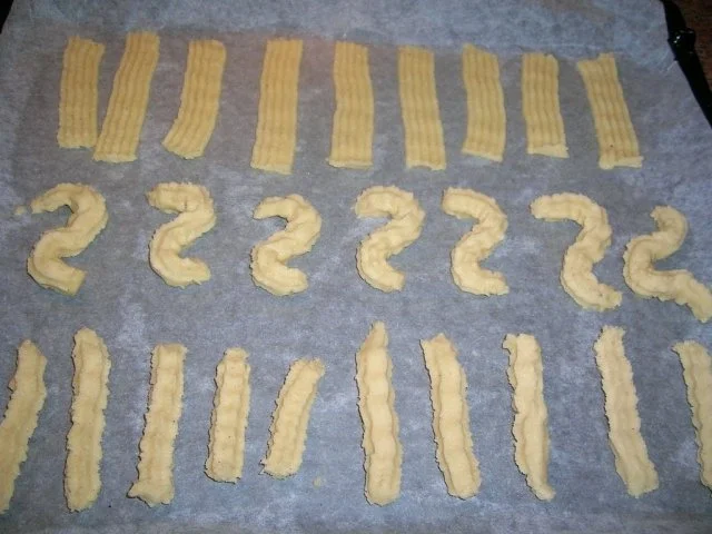 Rezept: Mandel/Haselnuss-Spritzgebäck (Variante 3) Mandel/Haselnuss-Spritzgebäck (Variante 3) - Rezept