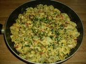 Rezept: schnelle Tortellini-Pfanne schnelle Tortellini-Pfanne - Rezept