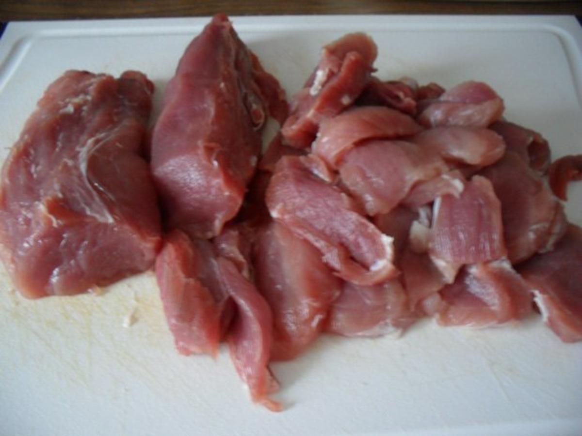 Schweinefilet-Ragout - Resteessen - Rezept
