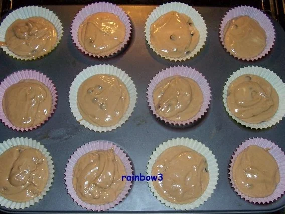 Backen: Nougat-Schoko-Muffins - Rezept - Bild Nr. 4