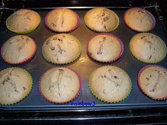 Backen: Nougat-Schoko-Muffins - Rezept - Bild Nr. 5