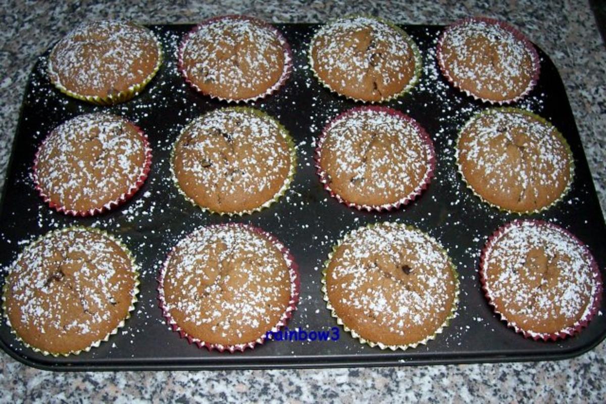 Backen: Nougat-Schoko-Muffins - Rezept - Bild Nr. 6