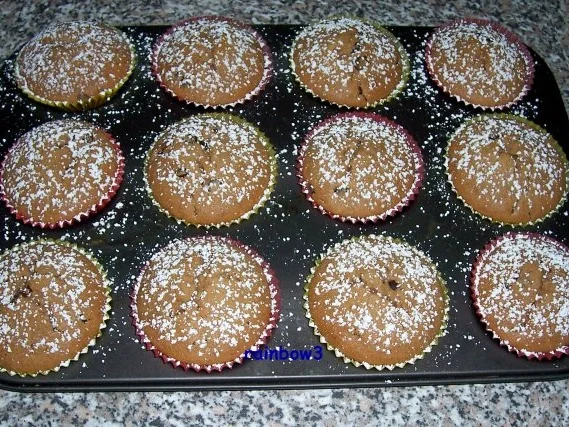 Backen: Nougat-Schoko-Muffins - Rezept - Bild Nr. 6