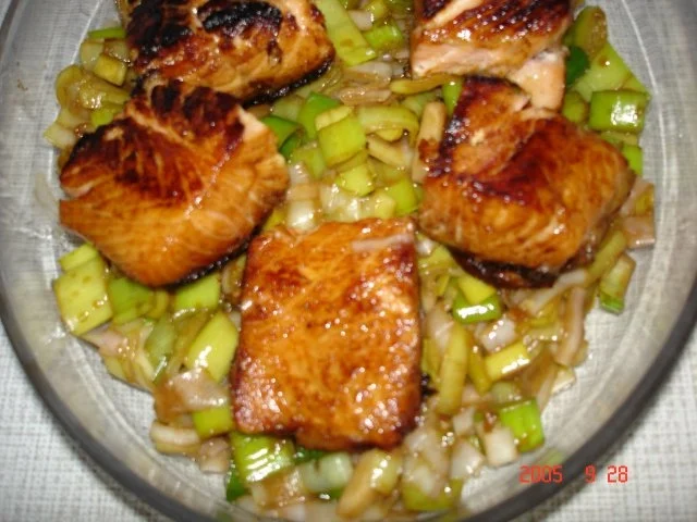 Lachs auf Porreeringen - Rezept - Bild Nr. 15