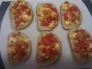 Bruschetta mit Mozarella und Tomate - Rezept