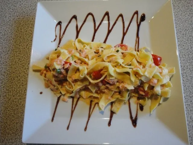 Räucher Lachs Nudeln - Rezept