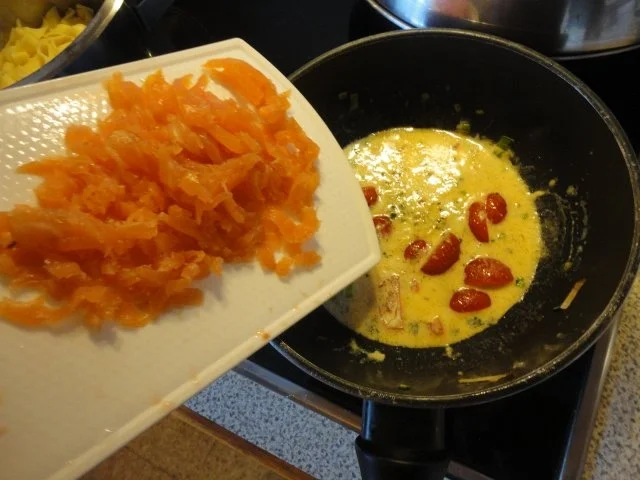 Räucher Lachs Nudeln - Rezept - Bild Nr. 7