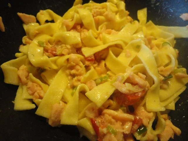 Räucher Lachs Nudeln - Rezept - Bild Nr. 9