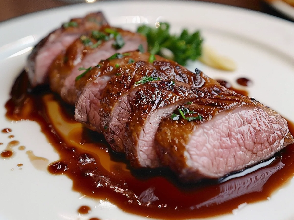 Entenbrust (klassisch) mit Soße - Rezept - Bild Nr. 6