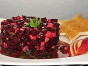 Adventskalender 18. Tag: Rote-Bete-Tartar - Rezept