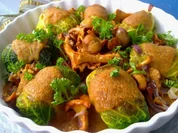 Wirsingrouladen mit Maronensauce & Pfifferlingen - Rezept