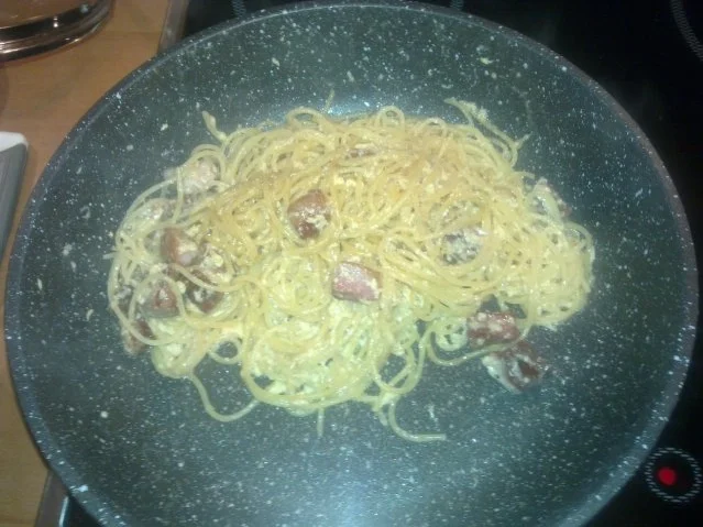 Carbonara (original Rezept aus Calabrien) - ohne Sahne !!!!! - Rezept - Bild Nr. 6