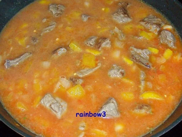 Kochen: Nudel-Paprika-Gulasch-Pfanne - Rezept - Bild Nr. 4