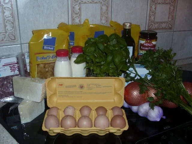 Fettuccine mit Hähnchen-Speck-Soße - Rezept - Bild Nr. 2