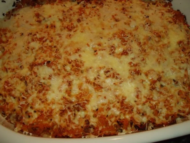 Rezept: Hack-Dattel-Ragout mit Kürbis überbacken Bild Nr. 4 Hack-Dattel-Ragout mit Kürbis überbacken - Rezept - Bild Nr. 4