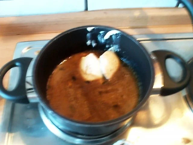 Hähnchenröllchen mit Frischkäse Mandelfüllung und Buttermörchen - Rezept - Bild Nr. 9