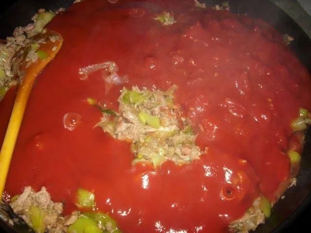 Rezept: Spaghetti mit Thuno Bild Nr. 7 Spaghetti mit Thuno - Rezept - Bild Nr. 7