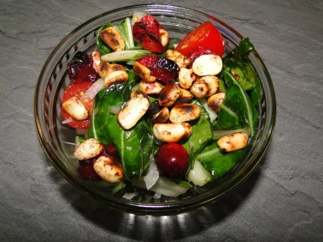 Rezept: Paksoi-Salat mit Cranberries, frisch und Paksoi-Salat mit Cranberries, frisch und - Rezept