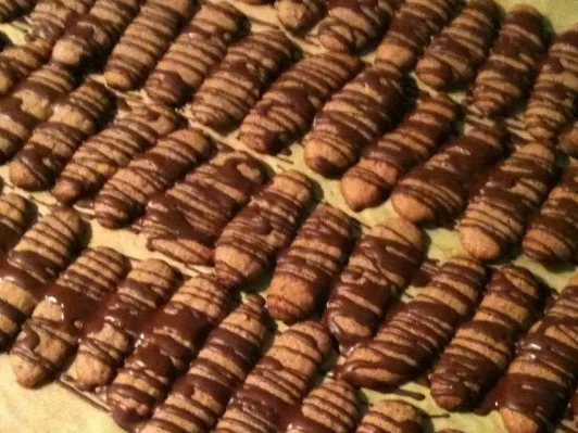 Mandel-Mokka-Zungen - Rezept