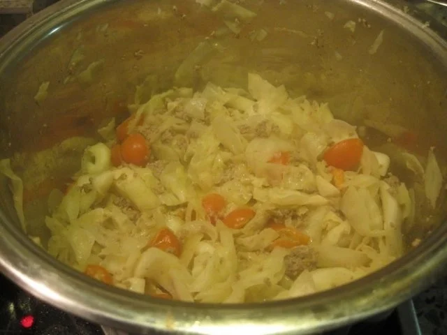 Rezept: Weißkraut-Auflauf mit Hack, "Katja" Bild Nr. 2 Weißkraut-Auflauf mit Hack, "Katja" - Rezept - Bild Nr. 2