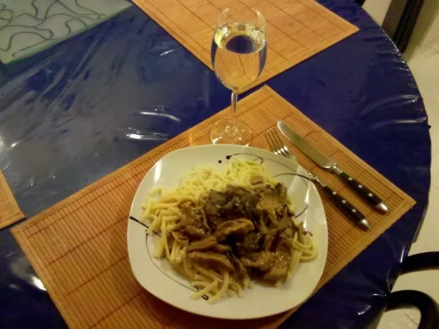 Rezept: Geflügel: Herbstliche Putenstreifen auf Spätzle Bild Nr. 8 Geflügel: Herbstliche Putenstreifen auf Spätzle - Rezept - Bild Nr. 8