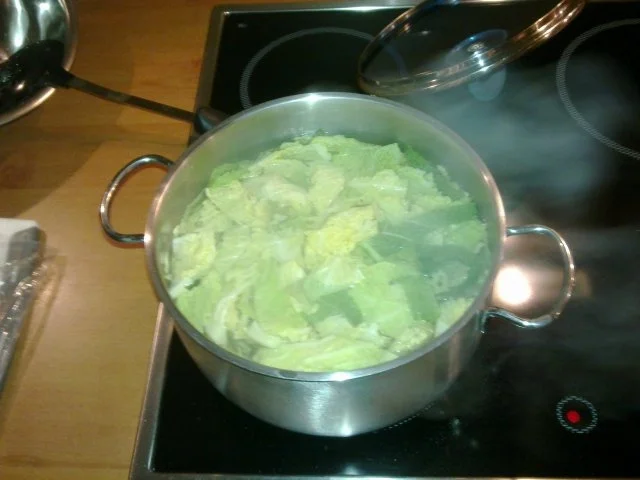 Barbarie Entenbrust auf Rahmwirsing - Aprikosengemüse - Rezept - Bild Nr. 3