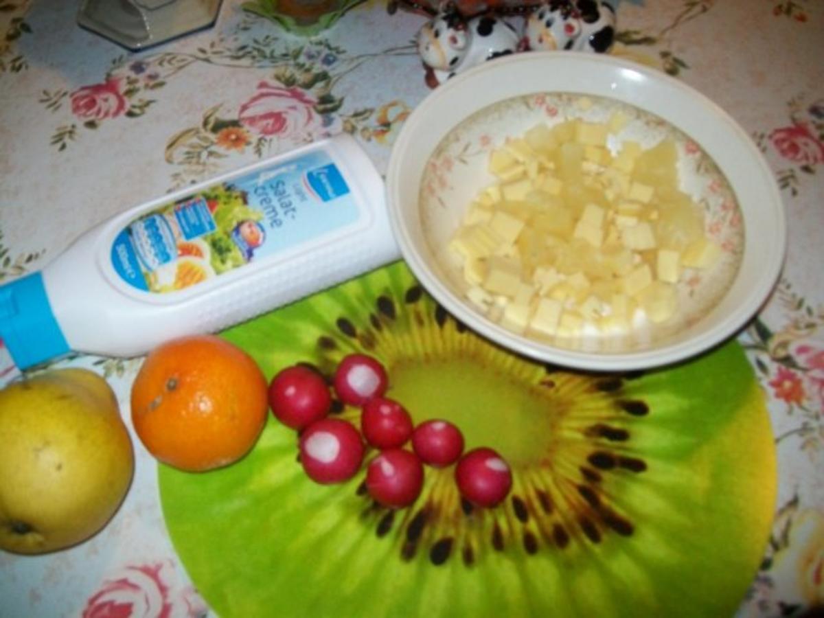 Irenes Käse- Schinken - Salat mal ganz anders mit Toast -Hawai - Rezept - Bild Nr. 2
