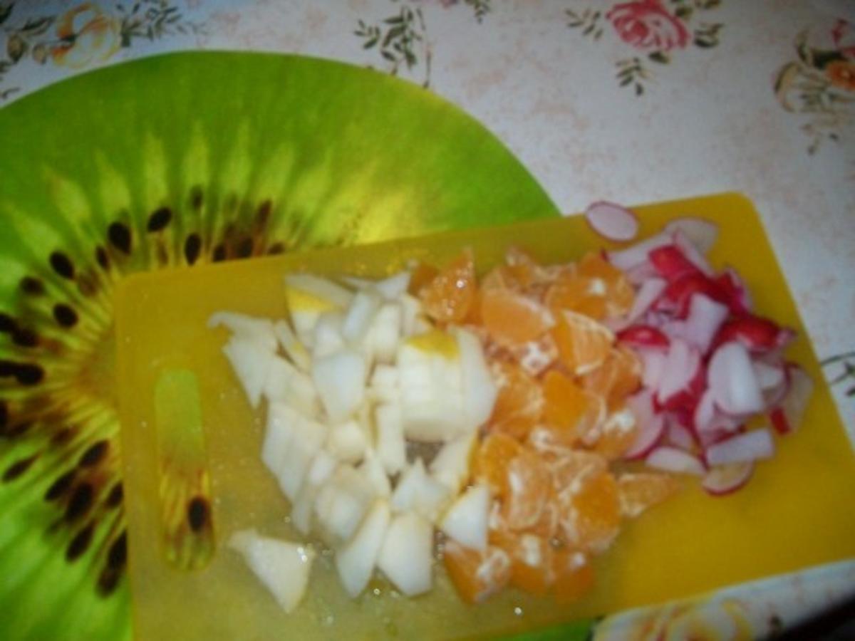 Irenes Käse- Schinken - Salat mal ganz anders mit Toast -Hawai - Rezept - Bild Nr. 3