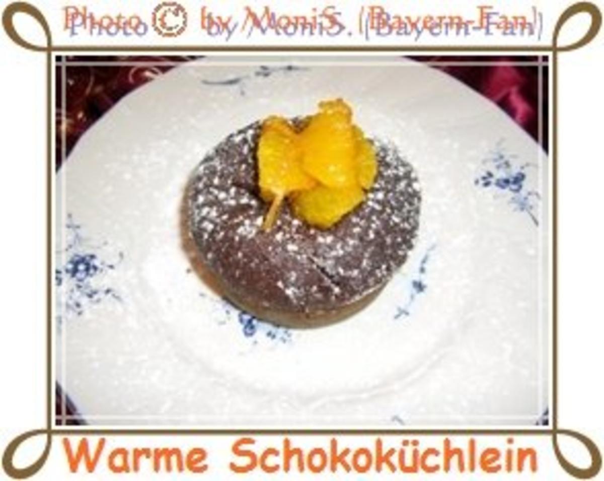 Warme Schokoküchlein - Rezept