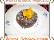 Warme Schokoküchlein - Rezept