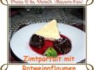 Zimtparfait  mit Rotweinpflaumen - Rezept