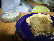 Rotbarschfilet a`la Bordelaise mit Kartoffelpüree und Gurkensalat - Rezept - Bild Nr. 2