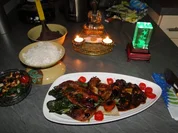 Asiatisches Menü: Wachtelkeulen einmariniert - Rezept