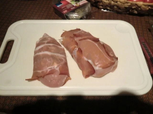 Gefüllte Hähnchenbrust im Speckmantel - Rezept - Bild Nr. 3