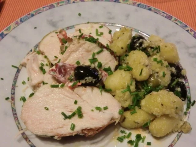 Gefüllte Hähnchenbrust im Speckmantel - Rezept - Bild Nr. 7