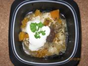 Kürbis - Hähnchen aus dem Töpfchen - Rezept